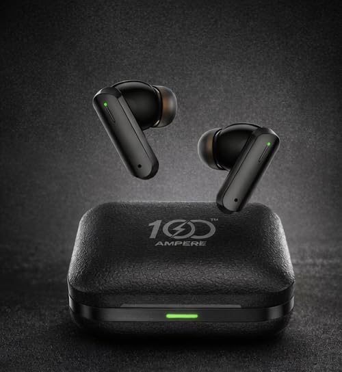 Pro VII Air True Wireless Earbuds | 53dB ANC | 50H Battery | Dual Pairing Bluetooth Headphones | 24-Bit Spatial Audio | Low Latency | 4-Mic ENC Bluetooth Earbuds (Obsidian Black)-image-19