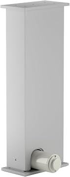 PROGRESSIVE AUTOMATIONS Adjustable Electric Lifting Column System 440 lbs- 22.8" to 37.8" Height Range - 24 VDC Sit Stand 3 Stage Desk Column. Set of 1 column, control box and remote. Silver color