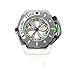 Produktbild MAZZUCATO Rim Scuba White Green Herren-Armbanduhr, doppeltes Automatikuhr, mit FKM-Gummiarmband, weiß mit grün, K1-Gorilla-Glas, Wasserbeständigkeit: 10 ATM, SUB07-WH802