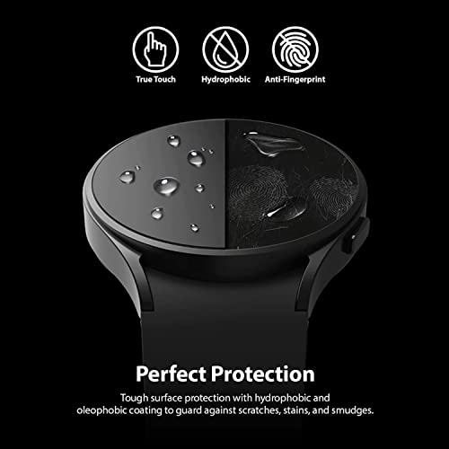 Image of FCS smart watch screen guard for Fire-Boltt Dagger Luxe 1.43 inch | Pack of 9 | Edge to Edge Coverage | Ultrathin 0.33mm 9H anti shock flexible screen protector