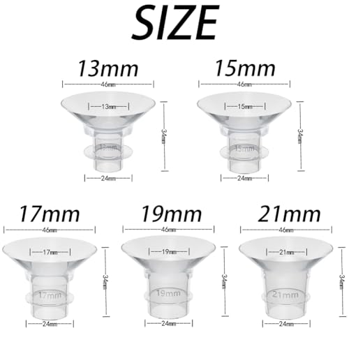 Image of Hodaqe Breast Pump Flange Inserts for 24 mm Shields, 5 Pcs