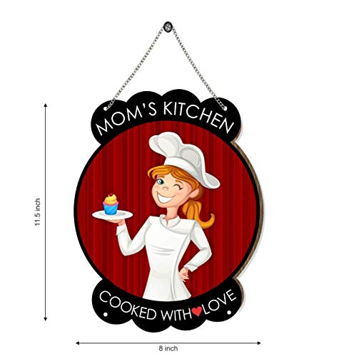 Image of PRINTELLIGENT Funny Home Door Hanging (Multicolour, 8 x 12)