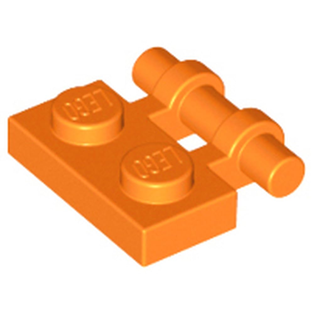 LEGO Plate, Modified 1 x 2 with Bar Handle on Side - Free Ends, Part 2540, Part 2540, Choose Your Colour (Orange, 10, Bricks) โ image 1