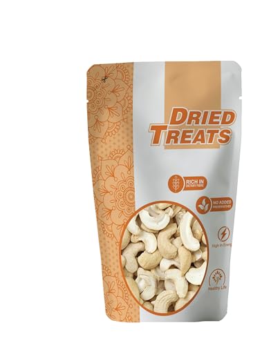 Image of Dried Treats Kaju Tukda (Cashew Broken) 250 Grams | High Protein Cashew Kernels for Energy, Fiber and Immunity | Delicious Crunchy Nutritious Small Size Cashew Nuts | Tasty Chota Tukda Kaju for Kheer, Halwa and Biryani.