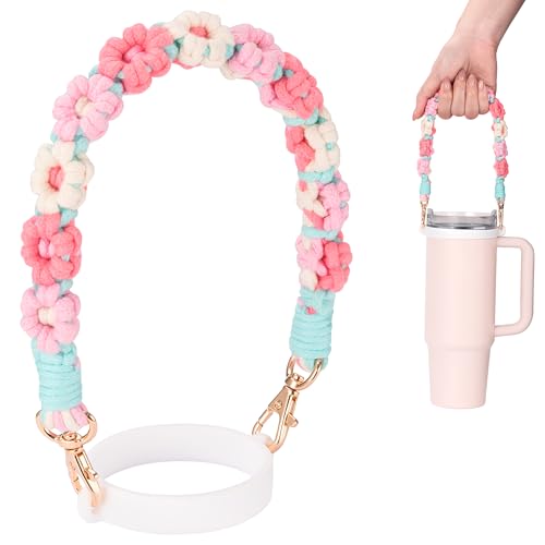 Image of Water Bottle Handle Strap Compatible with Owala & Stanley Cups