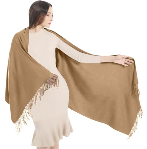 Womens Scarf Pashmina Shawls and Wraps for Evening Dress Wedding Bridesmaid Gift