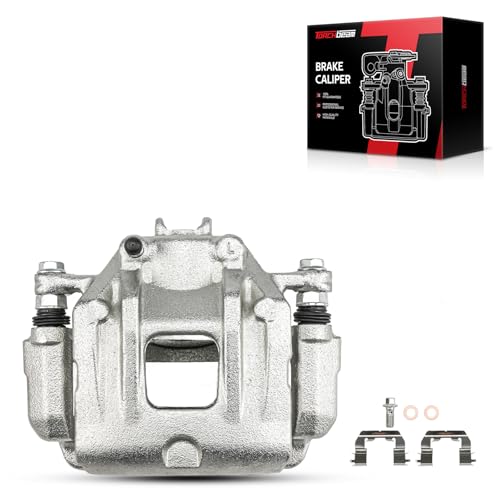 Image of Torchbeam Front Brake Caliper Left for Kia Sorento 2011-2013, Hyundai Santa Fe 2010-2012, Front Left Caliper with Bracket Replace # 19B6463