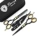 Produktbild Sharpy®  Friseur-Scheren- und Raiserer-Set, 14 cm Effilierschere, in einer schwarzen Luxus-Tasche