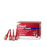 PILEXIL FORTE MAX - Ampollas Anticaída 20 uds, Tratamiento Uso Tópico para Caída Progresiva del Cabello - Para Hombres y Mujeres - Con 4 Complejos, 5 Alfa, Nutricional, Antioxidante y Revitalizante