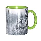 Taille : la tasse à thé et café en porcelaine mesure 8,3 cm de diamètre et 9,4 cm de hauteur, avec une poignée en forme de C.