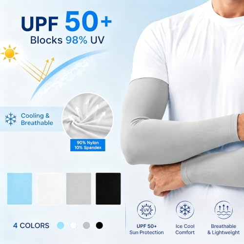 NOVEINN 4 Pairs Arm Sleeves