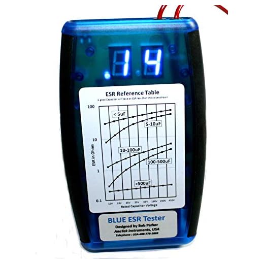Blue ESR Tester - Fully Assembled