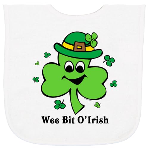 inktastic Wee Bit O'Irish Baby Terry Cloth Bib