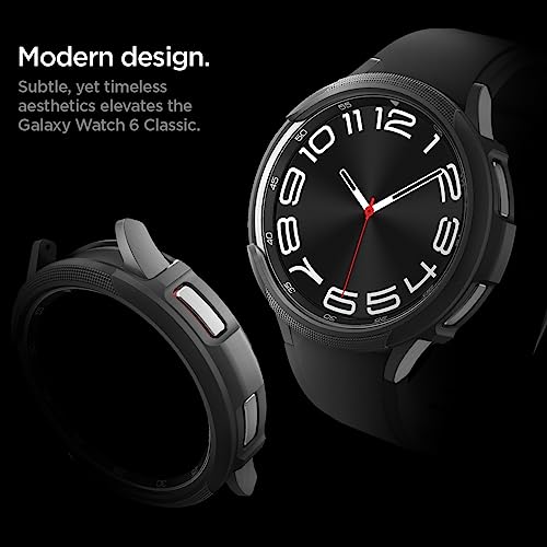 Spigen Liquid Air Case Compatible with Samsung Galaxy Watch 6 Classic 47mm (2023) - Matte Black