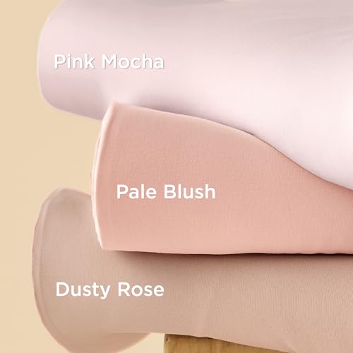 Image of Bedsure Duvet Cover Queen - Only Includes 1 Duvet Cover (90 inchx90 inch), Hotel Luxury Soft Double Brushed All Season Bedding for Kids & Adults, Zipper Closure, Blush Pink (No Comforter, No Pillow Shams)