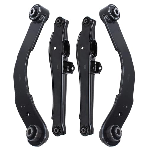 Image of Detroit Axle - 14pc Front End Suspension Kit for 09-12 Dodge Caliber, 07-15 Compass Patriot, Tie Rods Sway Bars Front and Rear Control Arms 2009 2010 2011 2012 Replacement