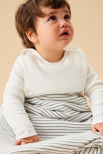 Image of MORI Baby Unisex Clever Sleep Sack with Fitted Neck - Two Way Zip Toddler Sleeping Bag - Breathable Swaddle for Boys & Girls