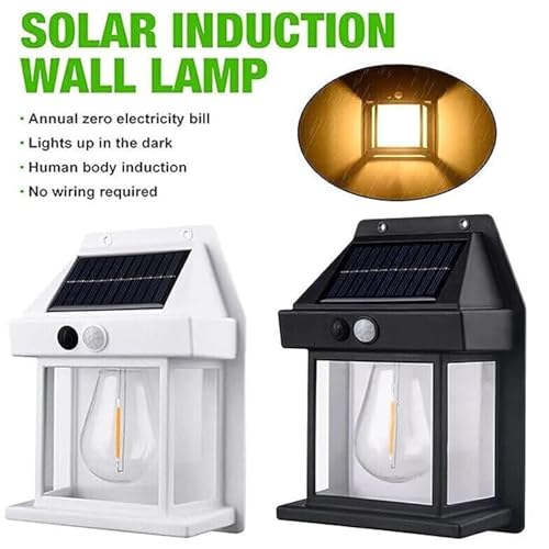 Image of Wireless Solar Wall Light with 3 Modes & Motion Sensor for Outdoor Use