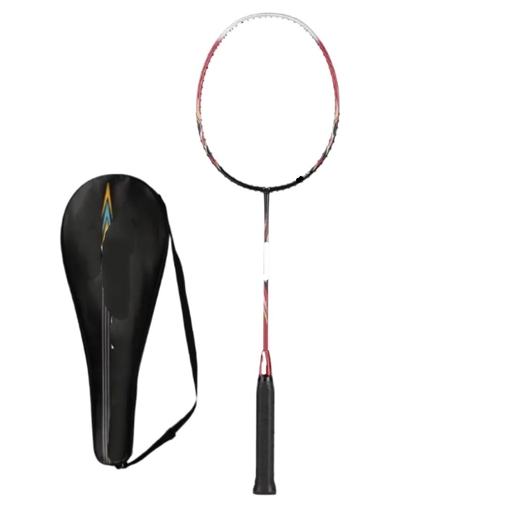 Badminton Set Raquetas de bádminton de Fibra de Carbono, con Cuerdas. Raquetas Badminton(D Strung 3U)