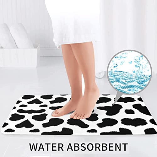 Badematten-Set mit Leopardenmuster, 3-teilig, inkl. Konturteppich und WC-Deckelbezug, Schwarz – Bild 7