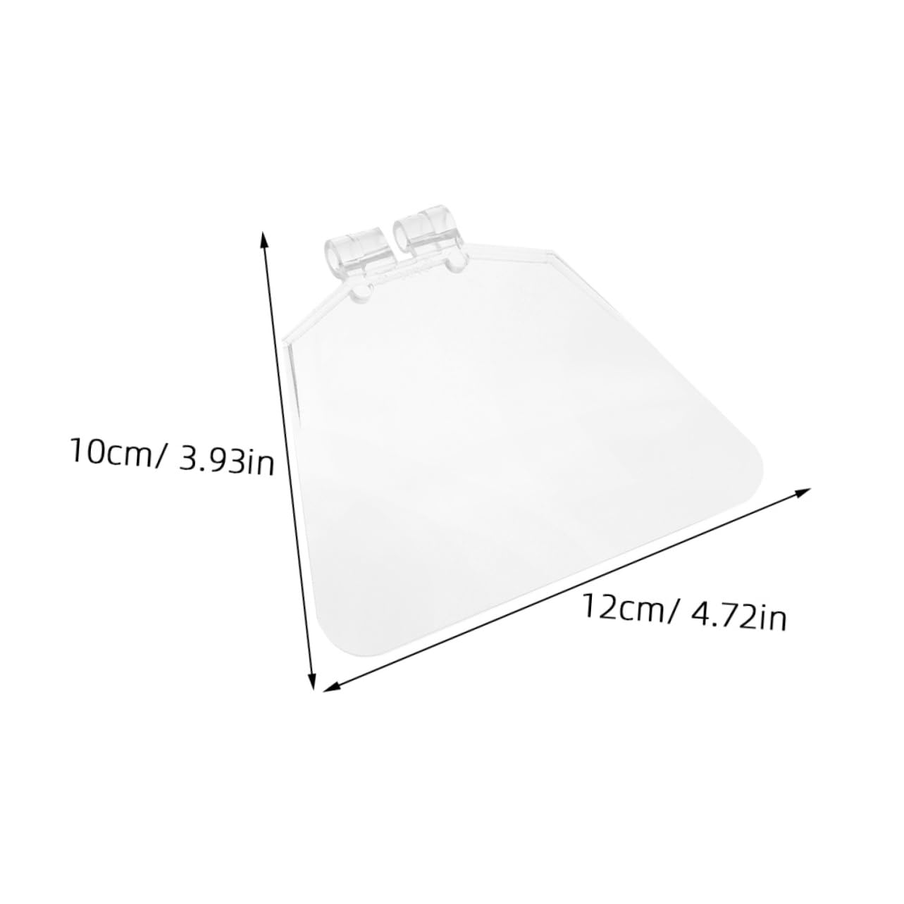 Escudo Protector Ocular para Amoladora de Banco de 2 Piezas Alta Transparencia Plástico Resistente