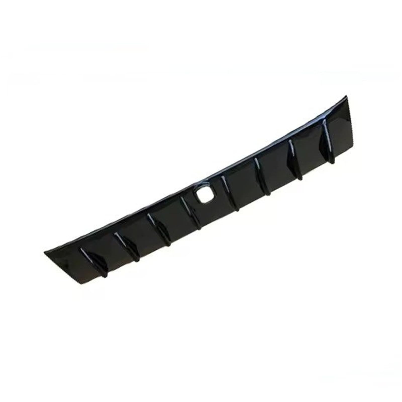 Dla M&ITSUBISHI Dla Lancer EVO EX 2008-2016 Skrzydło Na Klapie Lotka Tylny Spoiler Bagażnika Akcesoria Samochodowe Spojler Tylny Trunk Wing(Glossy Black)