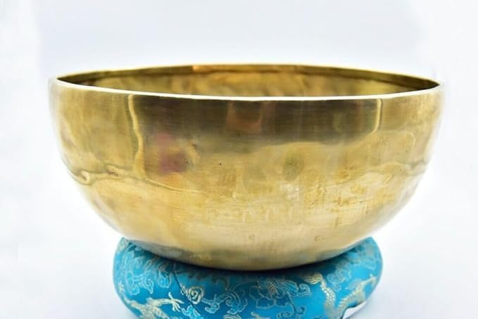 18 cm do 25 cm Master Healing Autentyczna tybetańska ręcznie wykonana misa dźwiękowa z Nepalu (25 cali)