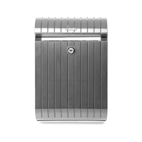 TATAY Mailbox Piccolo, modern design, anthracite grey, made of resistant plastic, anti-UV, easy to maintain, ideal for installation in both single-family homes and communities Cover