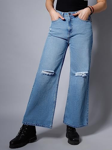 Image of HIGH STAR Women's High Rise Regular Stretchable Jeans