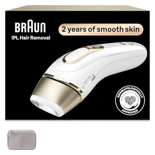 Braun IPL, Silk·Expert Pro 5, IPL Hair Removal for Women and Men, Permanent Laser Hair Reduction At-Home, 1 Head, IPL5100