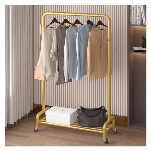 Portant à vêtements en métal pour remédier au manque de place