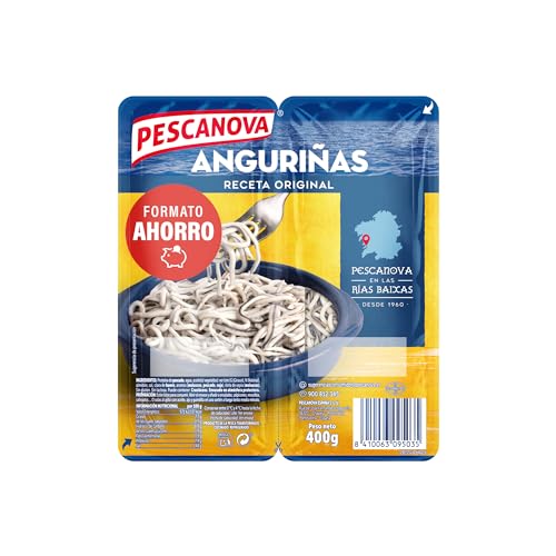 Pescanova - Anguriñas Naturales 400gr Pack Ahorro (Refrigerado)