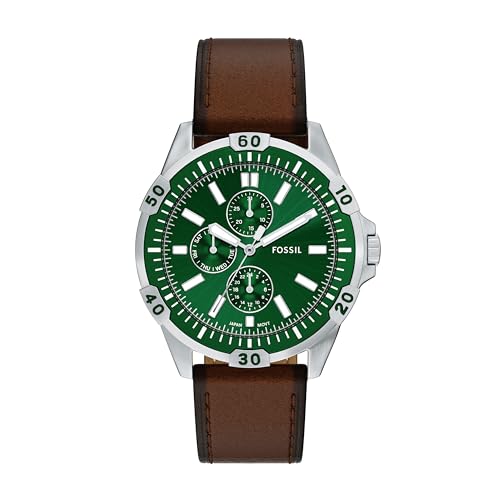 Image of Fossil Men's Watch, Garrett Multifunction Stainless Steel Watch for Men