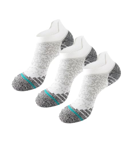 Coolmax Compression Running No Show Ankle Sock AntiBlister Athletic Cushioned Support gym Socks