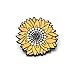 Produktbild Funie Fashion Unisex Brosche Sonnenblume Anstecker Emaille Rucksack Tasche Jeans Dekoration