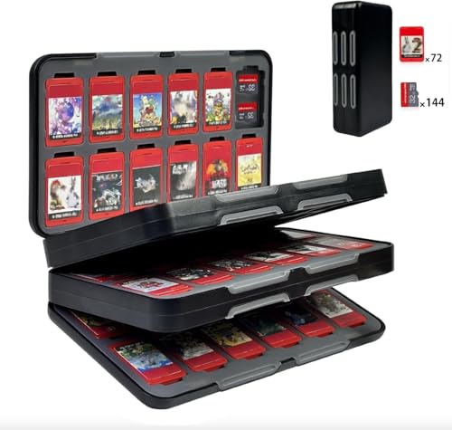 Amazon.co.jp: Switch 2 ゲームカード ケース 72枚 スイッチカード
