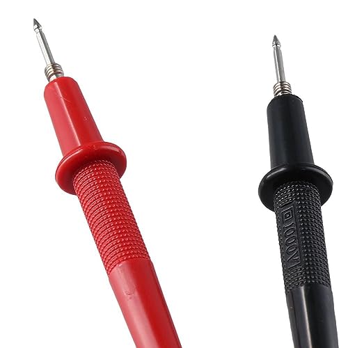 Image of 2Pair Banana Plug Multimeter Probe Test Lead Cable, Electrical Test Lead Probe Cable Connector, 1000V, 0.6M Long(Black,Red)