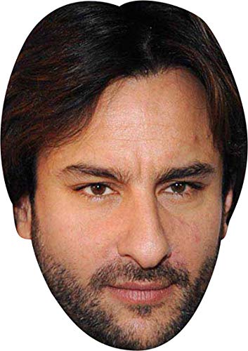 FoxyPrinting Saif Ali Khan Bollywood Celebrity Cardboard Party Face Mask Fancy Dress