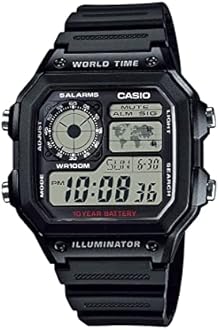 Casio Men's Digital Dial Stainless Steel Band Watch
