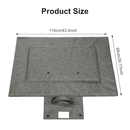 FARYODI Hundedecke für Unterwegs 110x68cm, rutschfeste wasserdichte Hundematte, Weiche Waschbar Hundebett, Reise, Outdoor & Auto‑Kofferraum Hundekissen für Hunde & Katzen