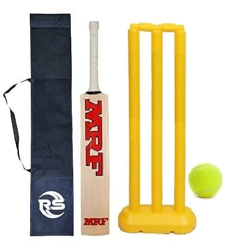 RS S06 Popular Willow Cricket Bat with Wicket Set for Tennis Ball Cricket Kit for Boys & Kids (4-5 Years) (B0C8GGJQX2) Amazon Price History, Amazon Price Tracker
