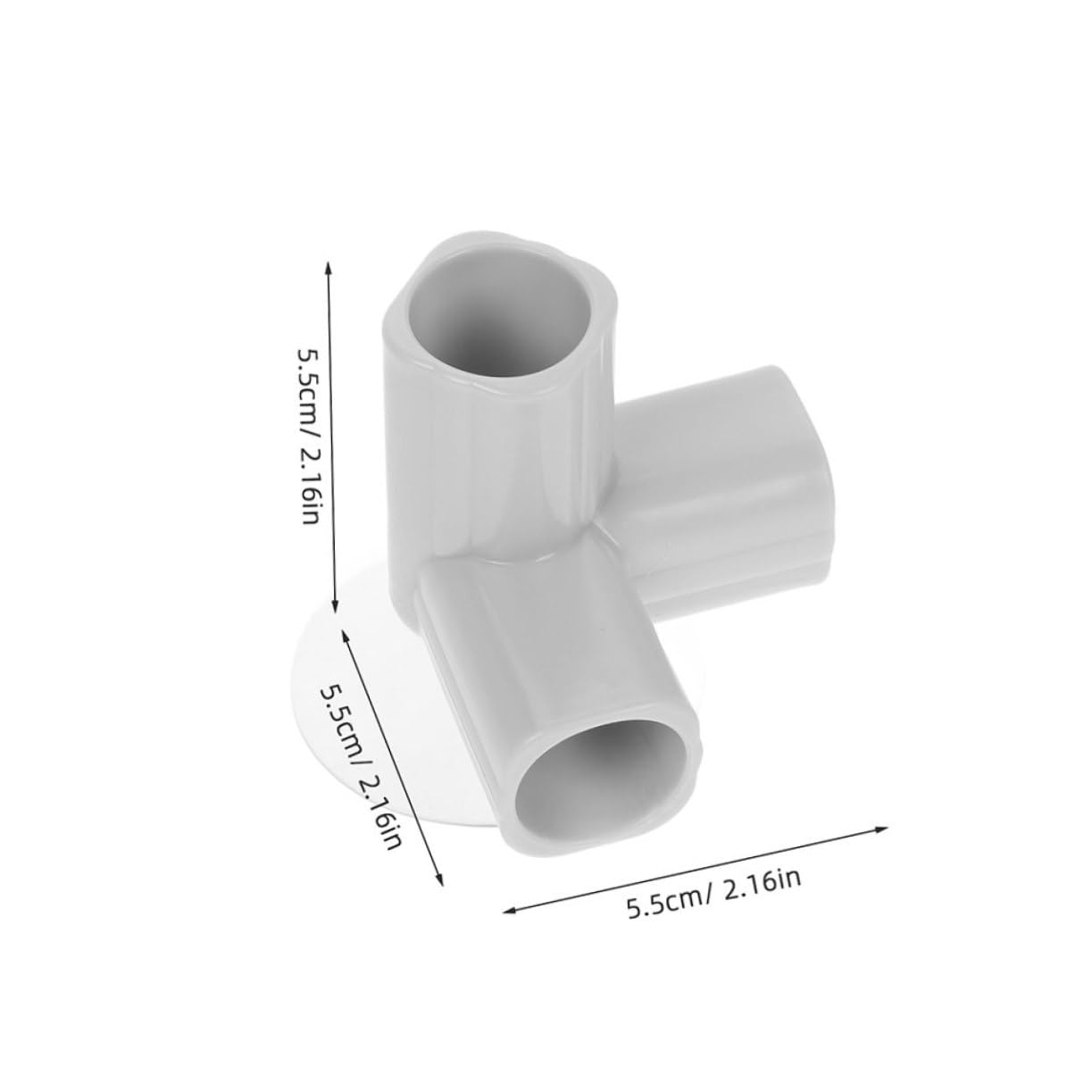 BESTonZON Play Pen Accessory Set 4pcs Tee Pipe Joints Easy Install Elbow Pipe Fitting for Childproofing