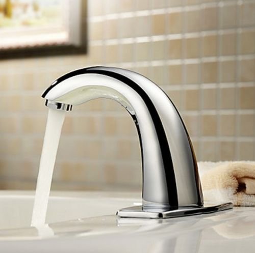 Miscelatore automatico con sensore a mani libere per lavabo da bagno