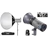 NEEWER Q300 300Ws 2.4G Outdoor Studio Flash with Q Compact Wireless Trigger, 7800mAh Li ion Strobe Light Photography with NS26L 26/65cm Lantern Softbox, Quick Release 360 Light Diffuser