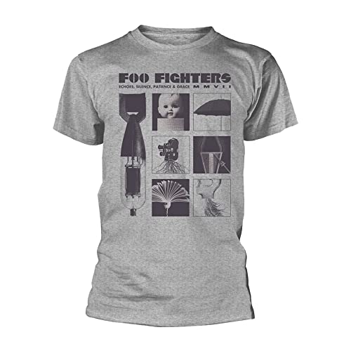 Rock Off Foo Fighters ESP & G Officiel T-Shirt Hommes Unisexe - Les Beatles, Paul McCartney, John Lennon, RIngo Starr, George Harrison Rock Off Foo Fighters ESP & G Officiel T-Shirt Hommes Unisexe