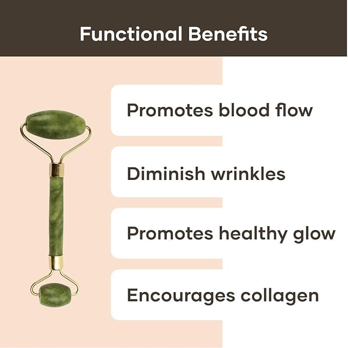 Image of Scalp Oil Applicator, Jade Roller & Gua Sha Combo - Ice Face Roller & Silicone Shampoo Brush - Dandruff Relief & Circulation Boost(4PCS)