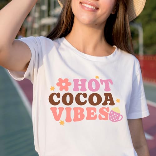 Image of VINYL FROG Chocolate Heat Transfer Vinyl Roll 12 inch x5ft Matte HTV Vinyl | Chocolate Brown Iron on Vinyl for T-Shirts, Stretchy & Machine Washable Heat Press Vinyl for DIY Craft Designs