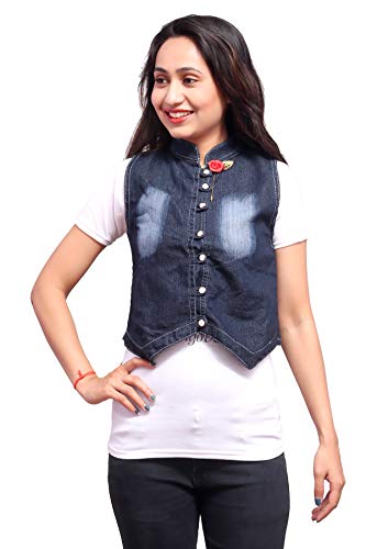 Image of FNOCKS Women's Solid Regular Jacket (JKWJK Black Free Size)