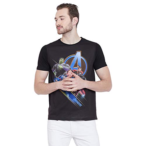 Image of Marvel Avengers by Wear Your Mind Men's Printed Regular Fit T-Shirt