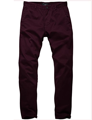 Image of Match Mens Regular-Fit Casual Flat Front Chino Pants